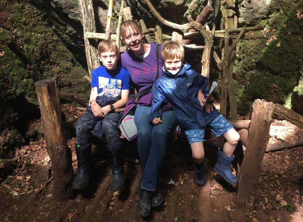 Olly and Tom visit Puzzlewood