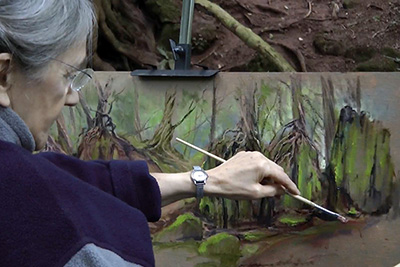 Painting in Puzzlewood